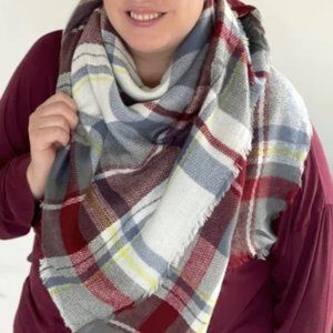 WRAPPED IN PLAID SCARF
